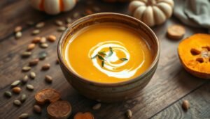 Crema de calabaza y jengibre