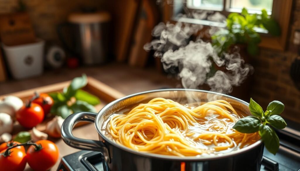 cocinar espaguetis al dente