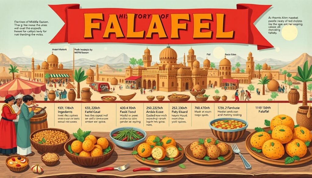 historia del falafel