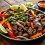 receta de fajitas de carne sin tortilla