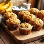 receta de muffins de plátano sin gluten