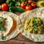 receta de tortillas de maíz con guacamole